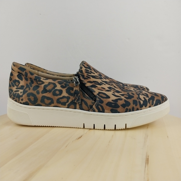 Naturalizer Hawthorn Round Toe Platform Athletic Sneakers Size 10M Leopard Print - Picture 7 of 13